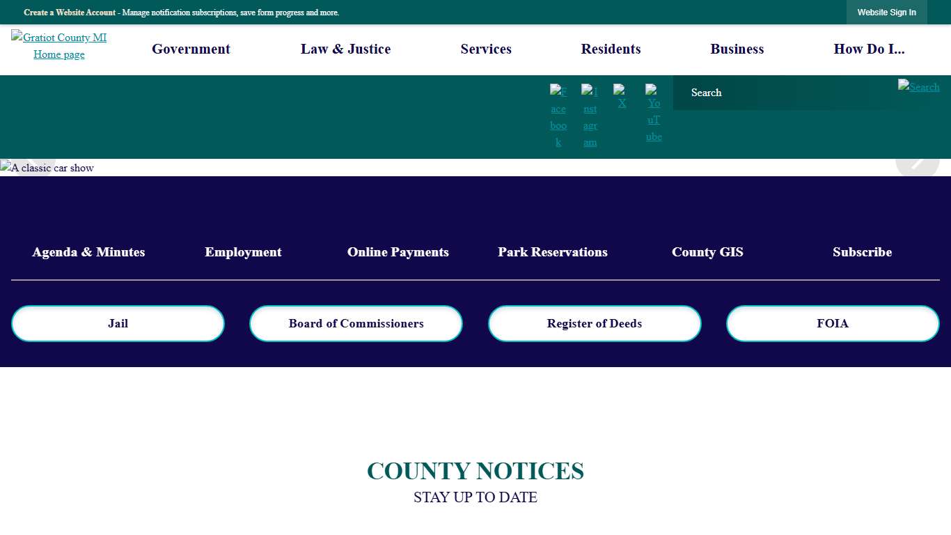 Gratiot County, MI Official Website